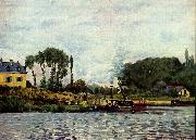 Alfred Sisley Boote bei Bougival Germany oil painting artist